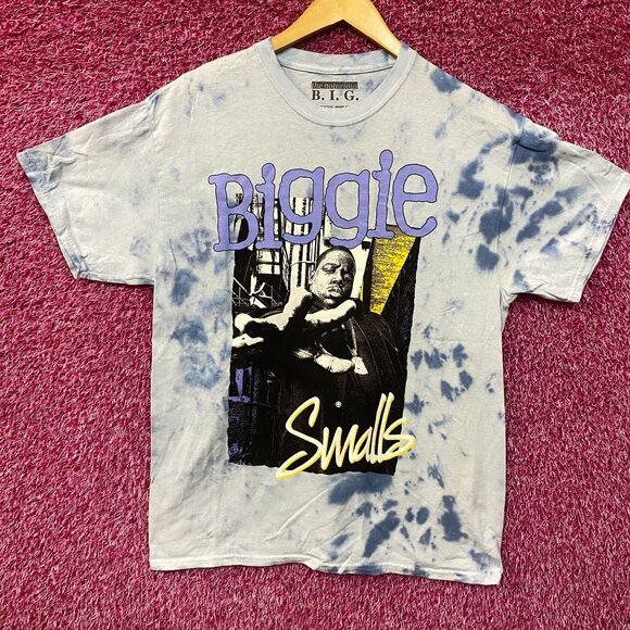 The Notorious B.I.G Biggie Smalls Tie Dye T-Shirt Large - Picture 1 of 4